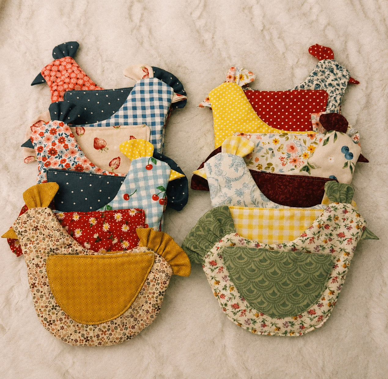 handmade chicken oven mit