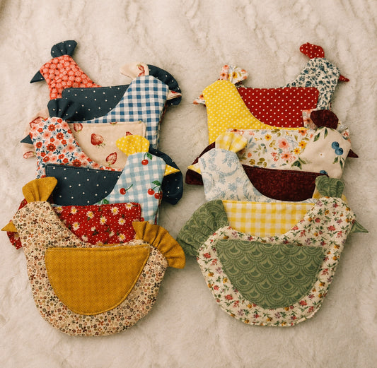 handmade chicken oven mit